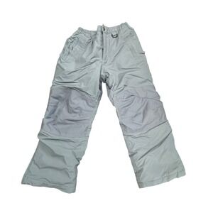 Lands End Kids Ski Snow Pants Waterproof Insulated Gray Size 7